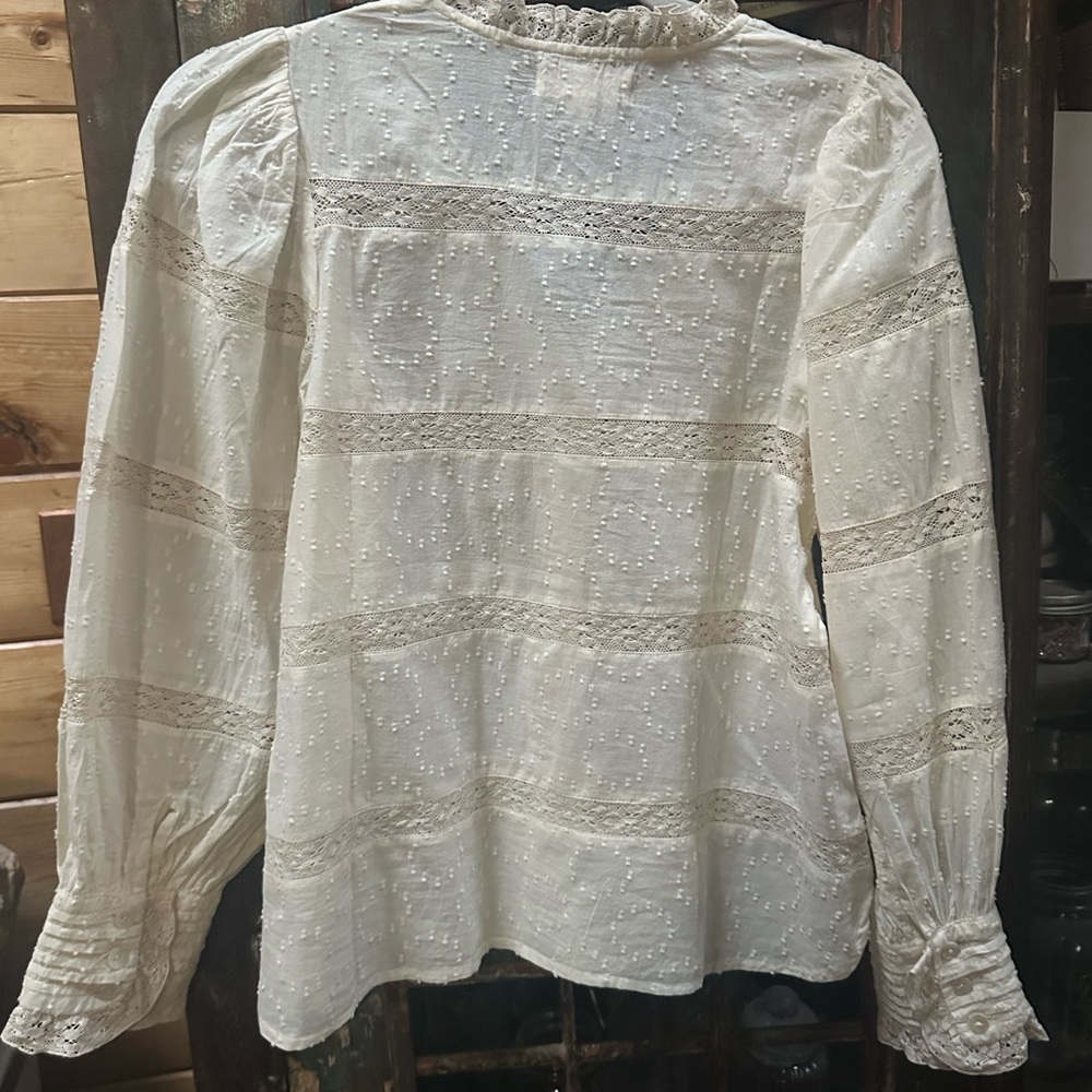 Studio Atelette Victorian Style Blouse- Small - Picture 5 of 5